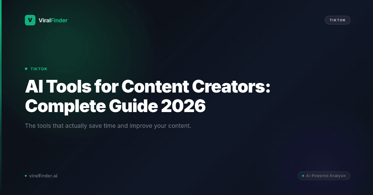 AI Tools for Content Creators: Complete Guide 2026